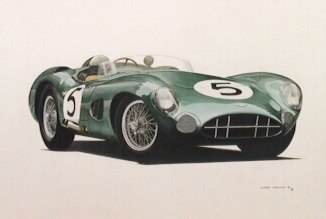 Aston Martin on Aston Martin Dbr1 300  1959